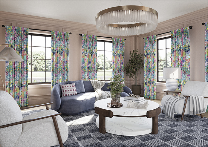 Kolkata Velvet, Rainbow - Made to Measure Curtain - Image 7